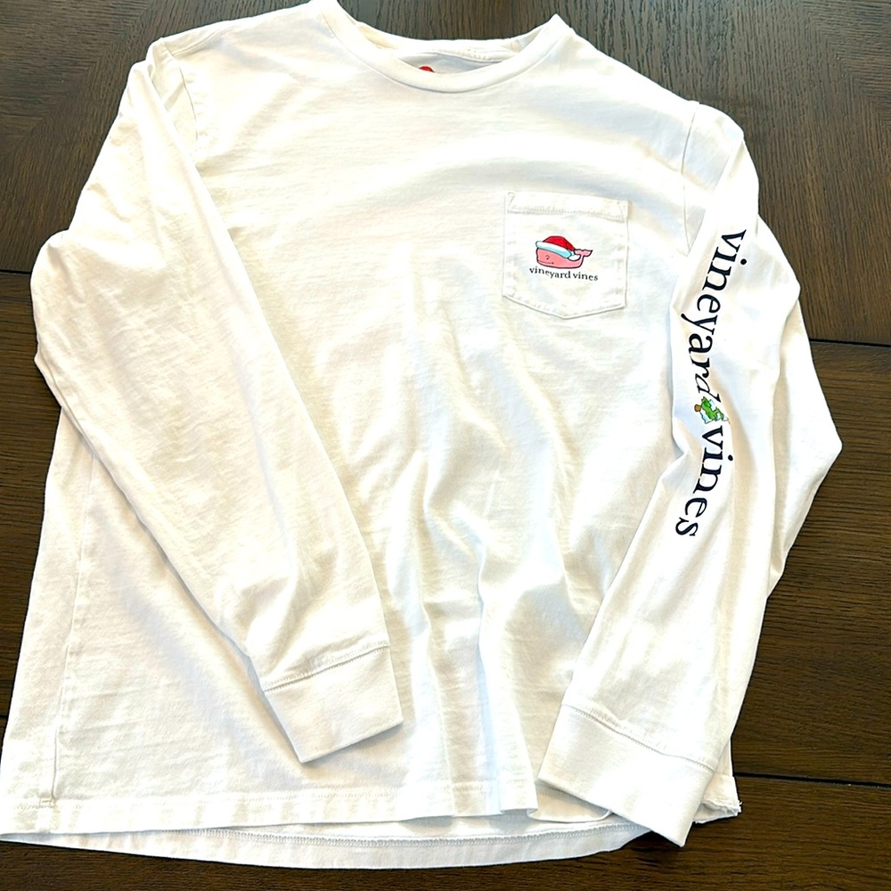 Vineyard vines boys xl merry Christmas long sleeve tee